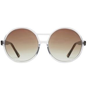 KOMONO Coco Clear/Tortoise Sunglasses (NEW)